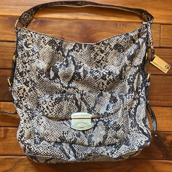 Marc Fisher Python Print Purse - Picture 3 of 13